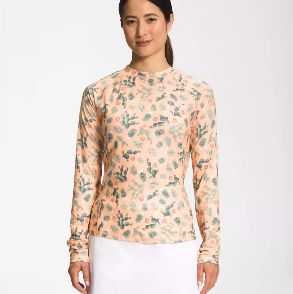 The North Face Classic V printed Water top Cactus